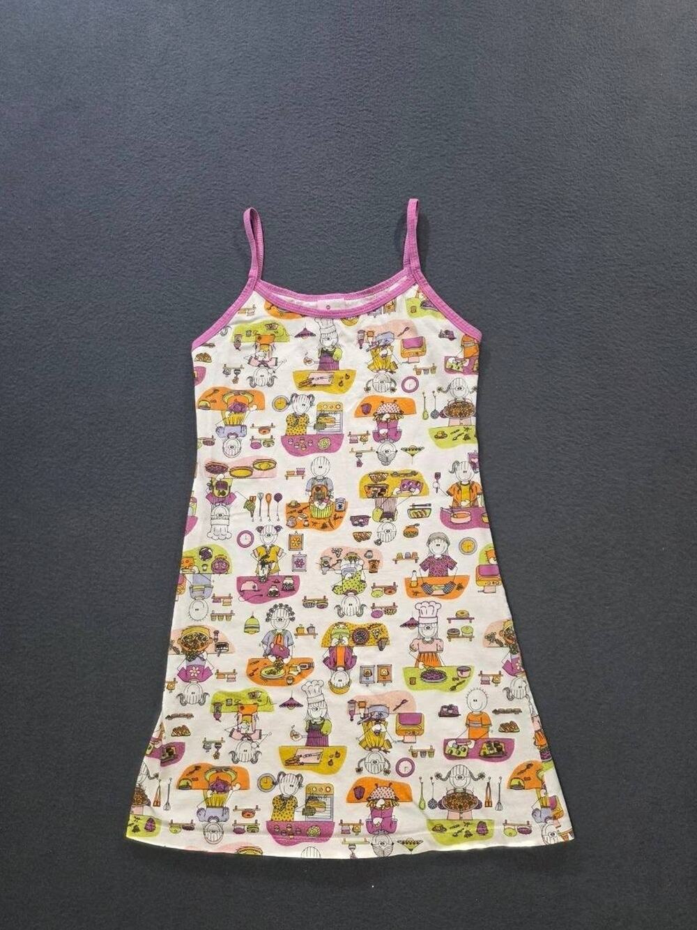 Sonhart Kids Girl Night Gown Summer Sleep Dress Size XS A010526